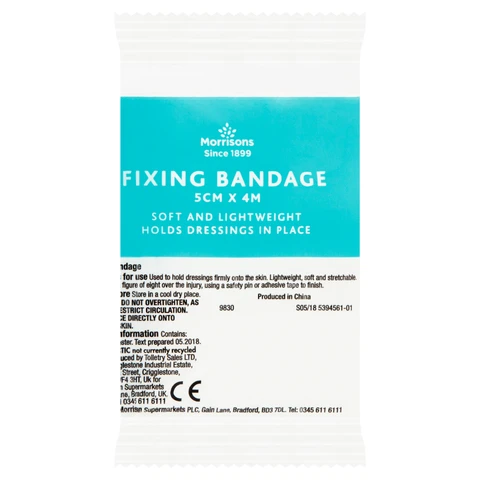 Morrisons Fixing Wound Care Bandage 5cm x 4m - 1 Bandage