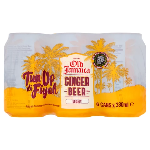 Old Jamaica Diet ginger Beer 6X330ml