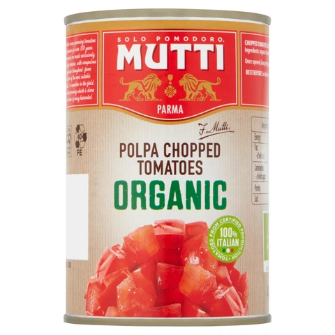 Mutti Organic Chopped Tomatoes 400g
