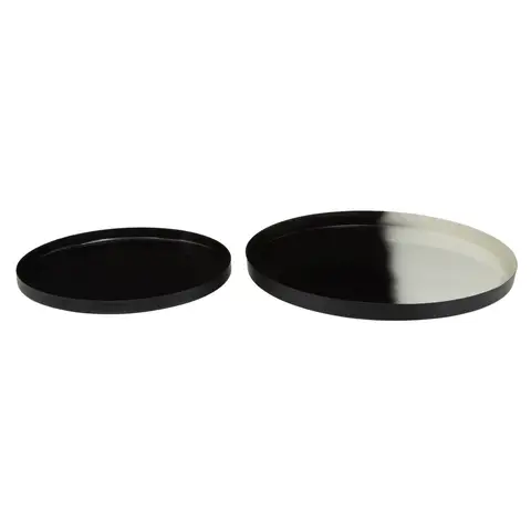 Fifty Five South Decorative Trays Rasmus Ombre Black/White 2pcs