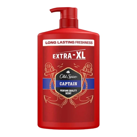 Old Spice Captain 3 in 1 Shower Gel and Shampoo For Men 1000ml