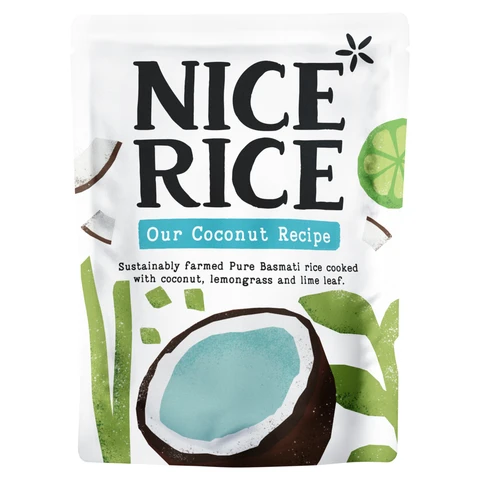 Nice Rice Coconut & Lemongrass Pouch 250g