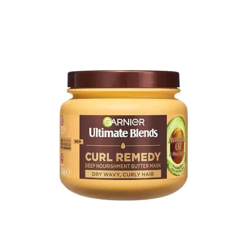 Garnier Ultimate Blends Avocado Oil & Shea Butter Curl Remedy Mask 340ml