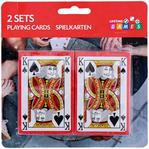 LifetimeTravel Speelkaarten - 2 Stuks - 54 Kaarten