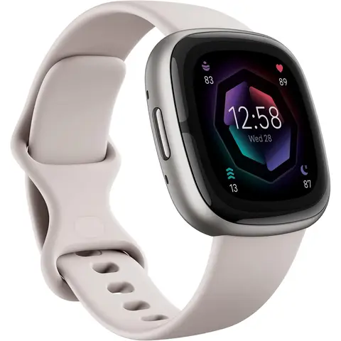 Fitbit Sense 2 - Lunar White/ Platinum