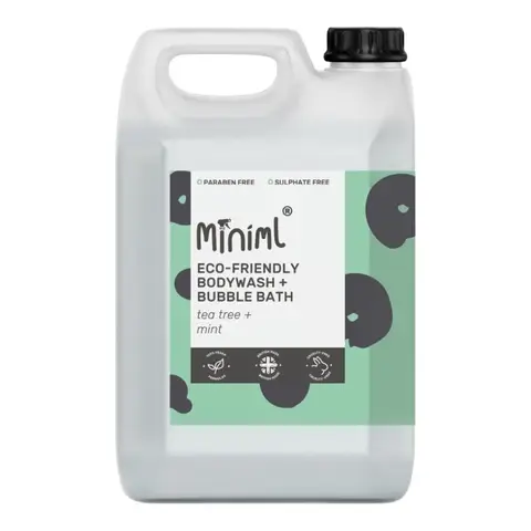 Miniml Body Wash & Bubble Bath Tea Tree & Mint 5 L