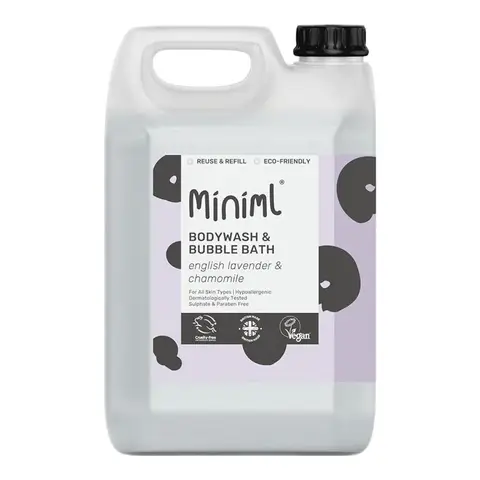 Miniml Bodywash & Bubble Bath Lavender & Chamomile 5L