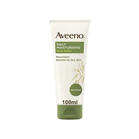AVEENO Daily Moisturising Body Lotion, Fragrance Free, 100ml