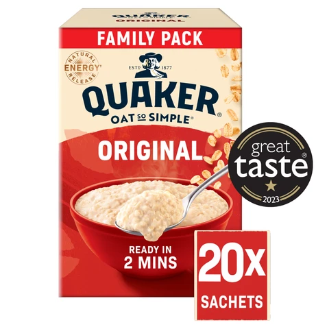 Quaker Oats So Simple Original 20 Sachets 540g
