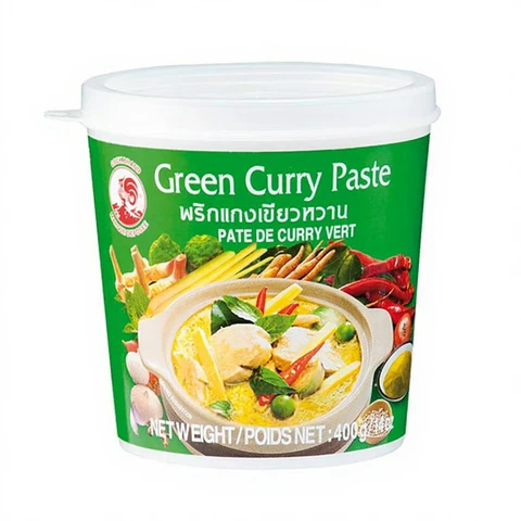 Cock Brand Thailändische grüne Currypaste 400g