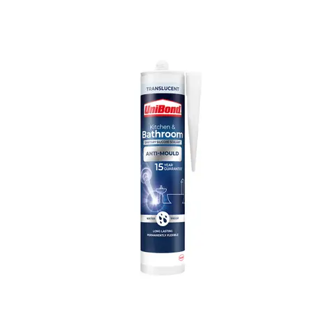 Unibond Translucent Anti-Mould Sealant Cartridge 274g