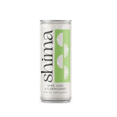 Shima Drinks Sake Cocktail - Yuzu & Elderflower 250ml 4.6%