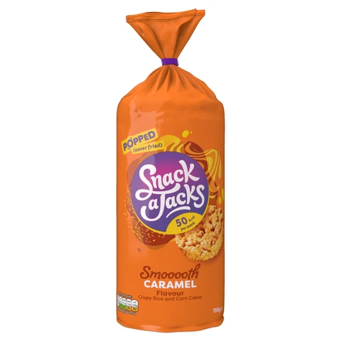 Snack A Jacks Jumbo Caramel 159g