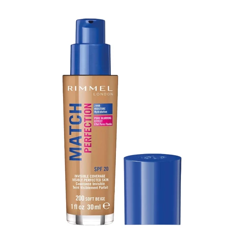 Rimmel MATCH PERFECTION FOUNDATION 30ML IV 200 Soft Beige