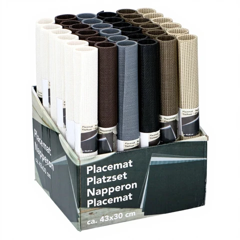 Platzset 43 x 30 cm – zufällige Auswahl aus einer Packung mit 6 verschiedenen Designs – 1 Stück