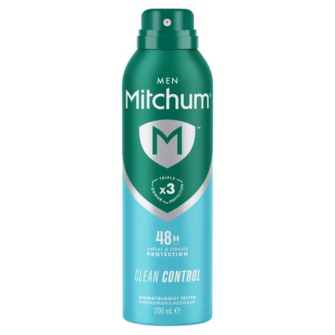 Mitchum Men Clean Control Antiperspirant & Deodorant 200ml