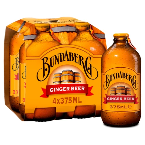 Bundaberg ginger Beer 4 X 375ml