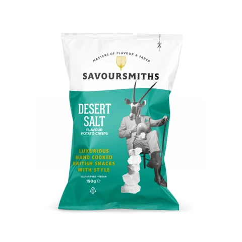Savoursmiths Desert Salt Flavour Potato Crisps 150g