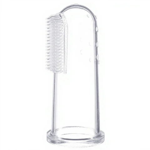 Brosse à Dents en Silicone à Doigt pour Animaux