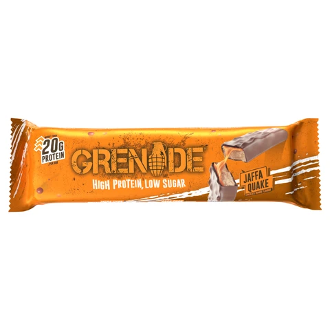 Grenade Protein Nutrition Bar Jaffa Quake Chocolate Orange Flavour - 60g