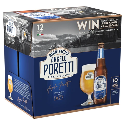 Birrificio Angelo Poretti Premium Lager 12Pk - 4.8% 12X330ml