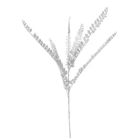 WeRChristmas Silver Leaf Christmas Tree Spray, 84 cm