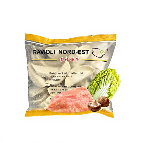 Northeast Dumpling King Raviolis au poulet, chou et champignons 420 g