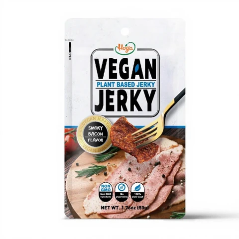 Hoya Veganes Jerky - Rauchiger Bacon-Geschmack 50 g