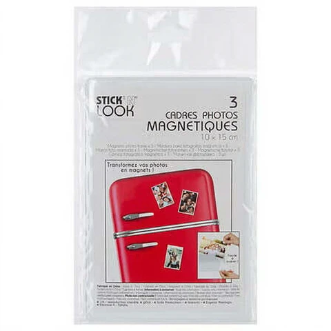 5Five Magnetic Note Board Fridge Stickers - Set of 3 - 10x15cm