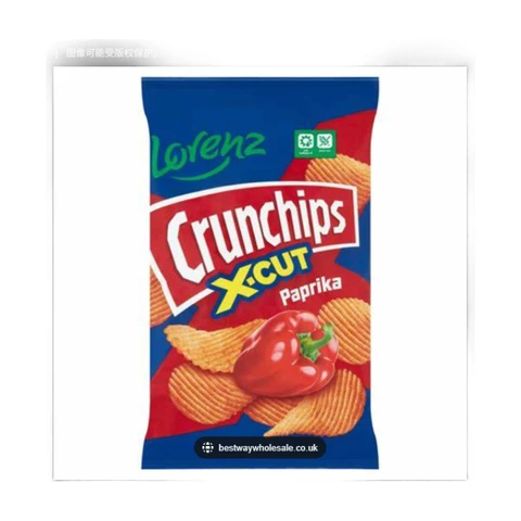 Lorenz Crunchips X-Cut Paprika 140g