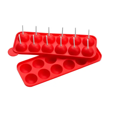Essentials by Premier 12 Mould And 24 Sticks Cake Pop Mould