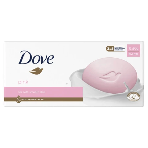 Dove Beauty Bar Pink 6 x 90g