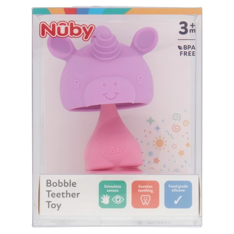 Nuby Bobble Teether Toy 3+ Months Assorted