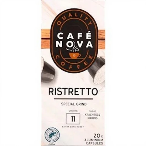Cafe Nova Koffiecapsules Ristretto 11, 20 stuks