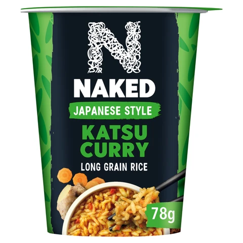 Naked Rice Long Grain Rice Japanese Katsu Curry 78g