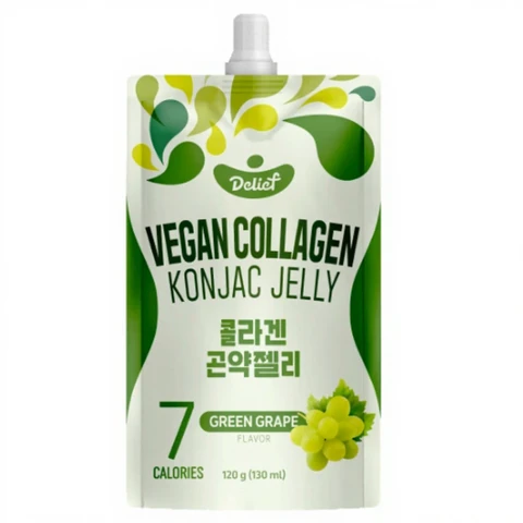 Gelée de Konjac au raisin vert (vegan), 120 g