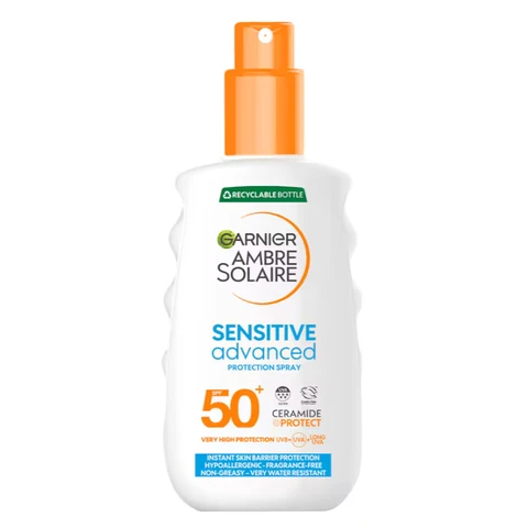Garnier Ambre Solaire SPF 50+ Sensitive Advanced Sun Spray 150ml