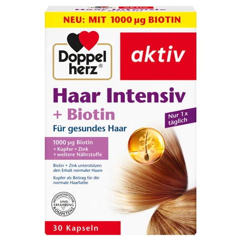 Doppelherz Haar Intensiv + Biotin 30 Kapseln