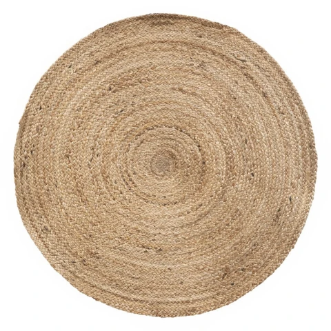 Tapis rond en jute naturel D80cm