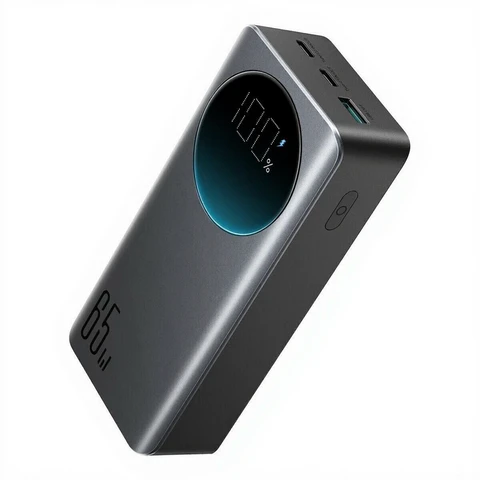 Joyroom Powerbank 30000mAh 65W mit Digitalanzeige schwarz (JR-PBF05)