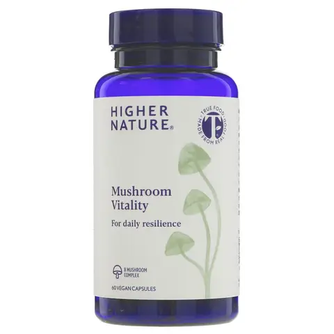 HIGHER NATURE - Mushroom Vitality - 8 Mushroom Complex - 60 CAPS