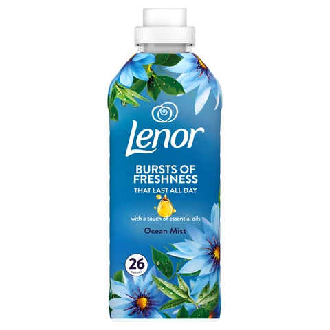 Lenor Fabric Conditioner, Ocean Mist, 26 Washes, 858ml