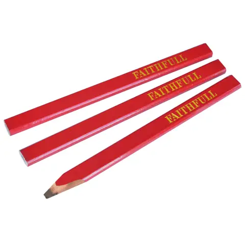 Faithful Carpenters Pencils 3 Pack (Medium Graded Pencils)