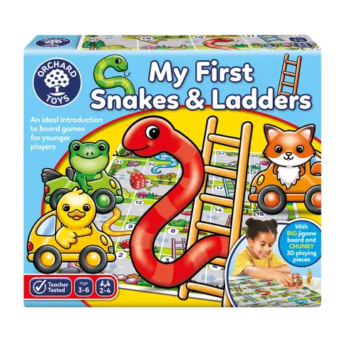 Orchard Toys My First Snakes and Ladders Game