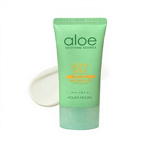 HOLIKA HOLIKA - Essence Solaire Apaisante Aloe Waterproof SPF50+ - 70ml