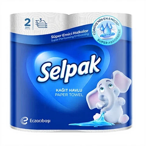 Selpak Keukenrol 3-Laags 2 rollen