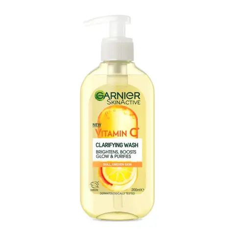 Garnier Vitamin C Clarifying Wash for Dull, Uneven Skin 200ml