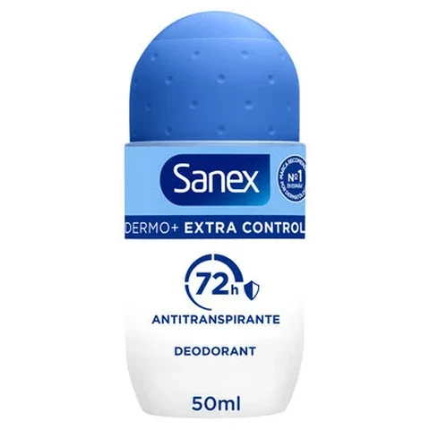 Sanex Derma Care + Extra Control 72hr Roll On Deodorant 50ml