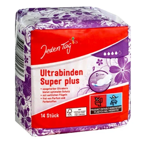 Every day Tägliche extra lange Damenbinden Super Extra Long 14 Stück