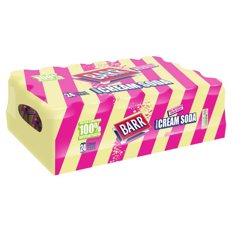 Barr American Cream Soda 24 X 330ml